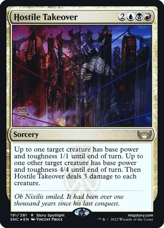 Hostile Takeover [Streets of New Capenna Promos]