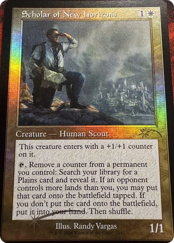 Scholar of New Horizons (Retro Frame) [Secret Lair Drop Series]