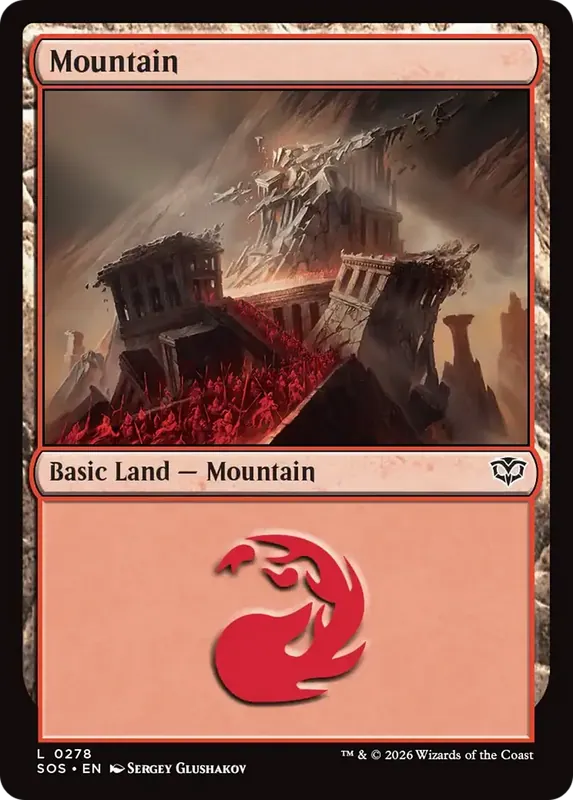 Mountain (0278) [Secrets of Strixhaven]