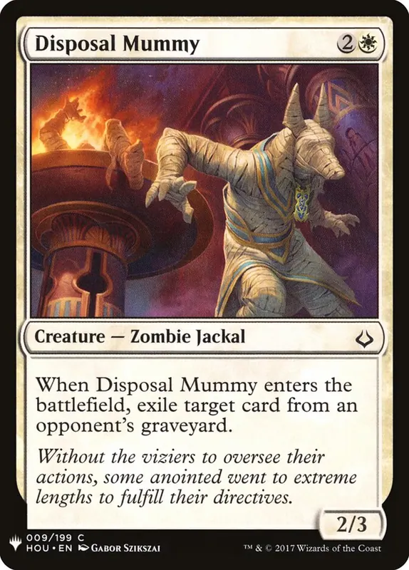 Disposal Mummy [The List]