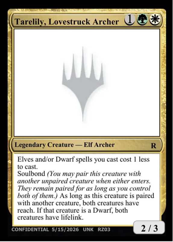 Tarelily, Lovestruck Archer [Unknown Event]