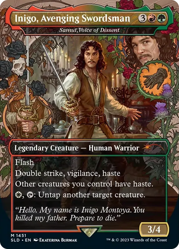 Inigo, Avenging Swordsman - Samut, Voice of Dissent [Secret Lair Drop Series]