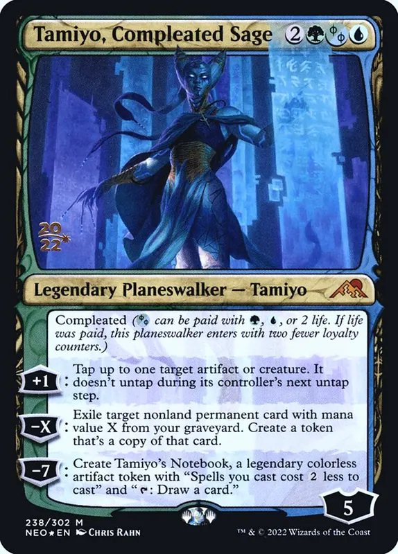 Tamiyo, Compleated Sage [Kamigawa: Neon Dynasty Promos]