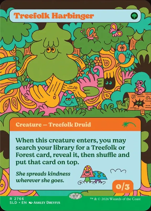 Treefolk Harbinger [Secret Lair Drop]