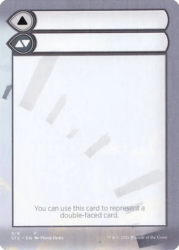 Double-Faced Substitute Card [Strixhaven: School of Mages Substitute Cards]