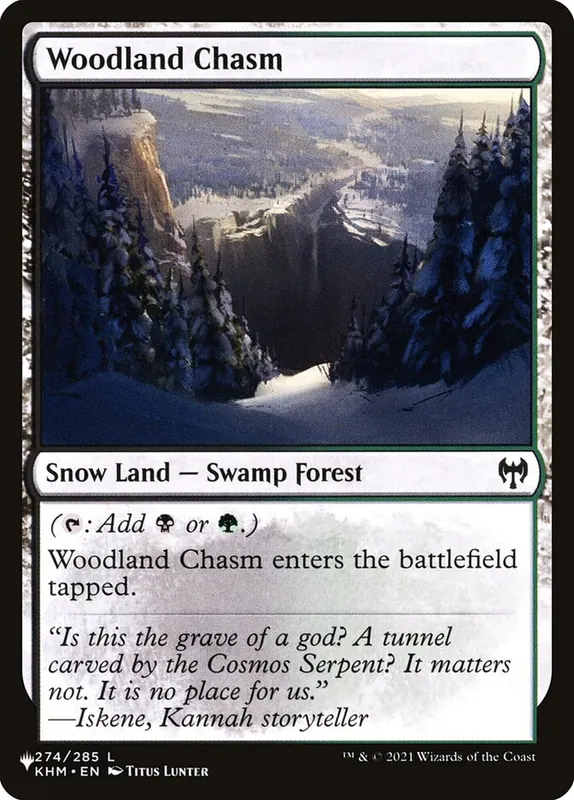 Woodland Chasm [The List]