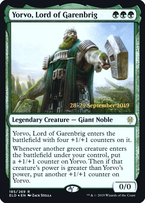 Yorvo, Lord of Garenbrig [Throne of Eldraine Promos]