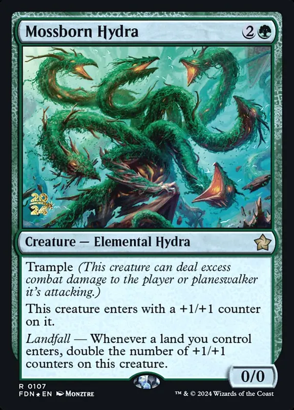 Mossborn Hydra [Foundations Promos]