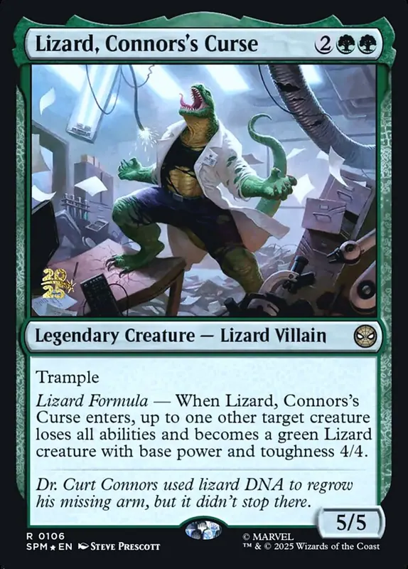 Lizard, Connors's Curse [Marvel's Spider-Man Promos]