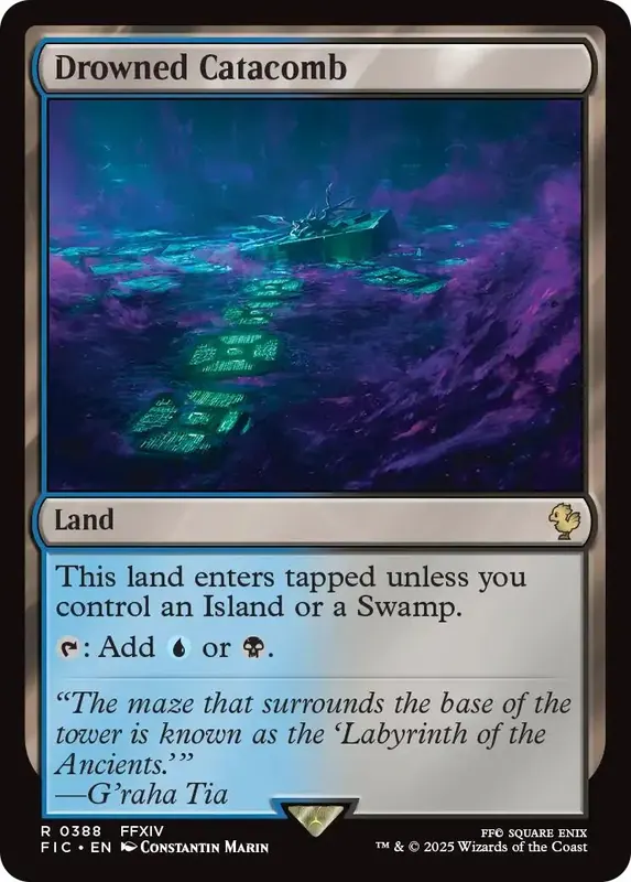 Drowned Catacomb (Surge Foil) [FINAL FANTASY Commander]