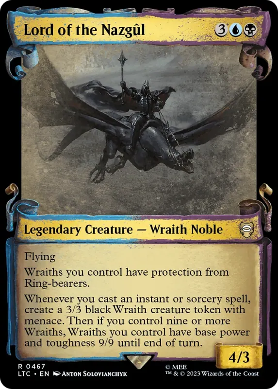 Lord of the Nazgul [The Lord of the Rings: Tales of Middle-Earth Commander Showcase Scrolls]