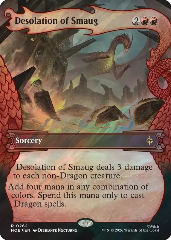 Desolation of Smaug (Showcase) (Surge Foil) [The Hobbit]
