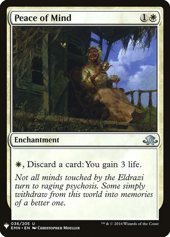 Peace of Mind [The List]