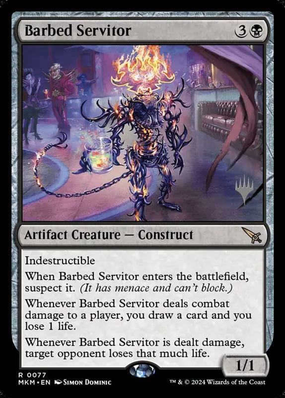 Barbed Servitor [Murders at Karlov Manor Promos]
