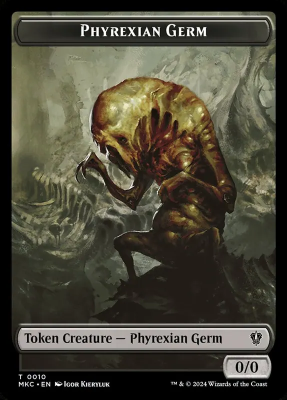 Phyrexian Germ [Murders at Karlov Manor Commander Tokens]