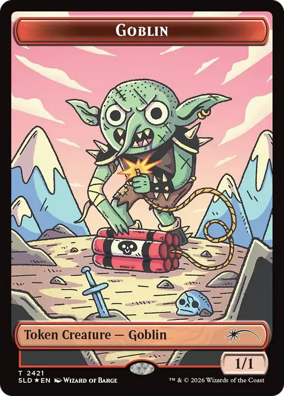 Goblin Token (2421) [Secret Lair Drop Series]
