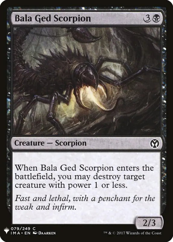 Bala Ged Scorpion [The List]