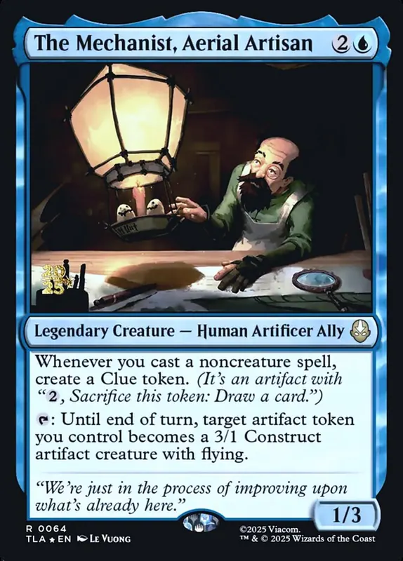 The Mechanist, Aerial Artisan [Avatar: The Last Airbender Promos]