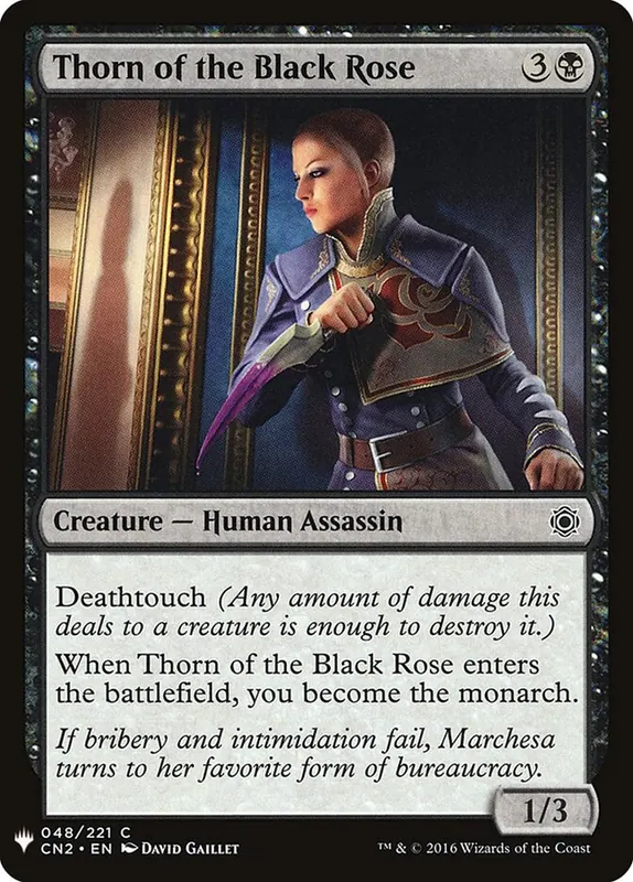 Thorn of the Black Rose [The List]