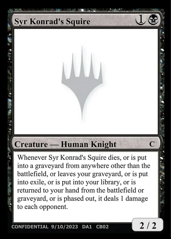 Syr Konrad's Squire [Unknown Event]