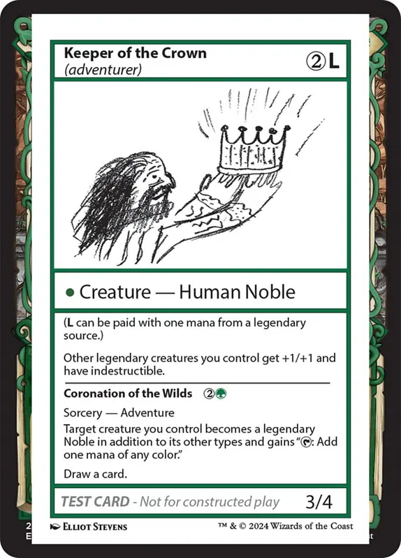 Keeper of the Crown // Coronation of the Wilds [Mystery Booster 2]