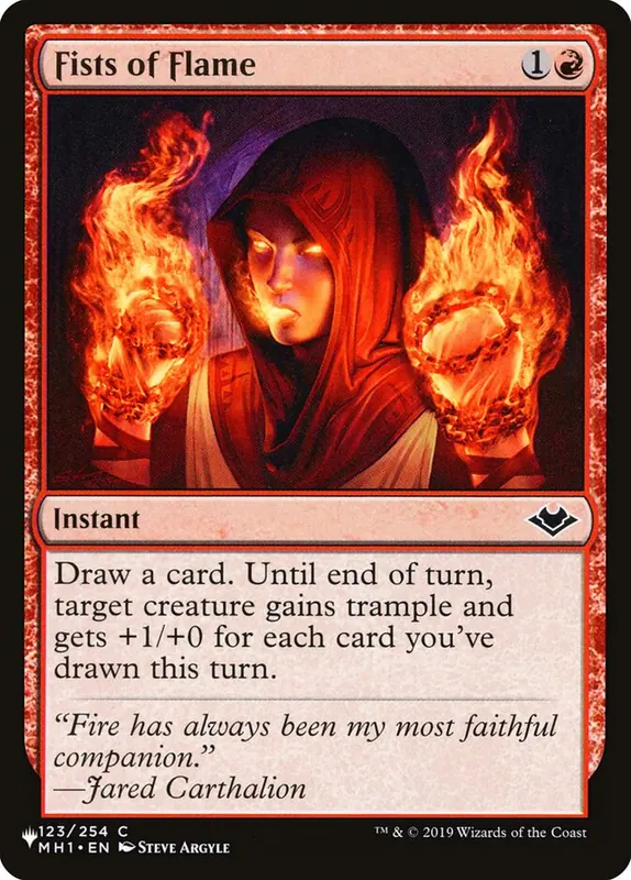 Fists of Flame [The List]