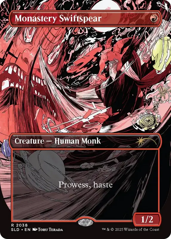 Monastery Swiftspear (2038) (Rainbow Foil) [Secret Lair Drop Series]
