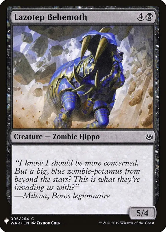 Lazotep Behemoth [The List]