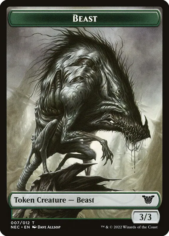Beast [Neon Dynasty Commander Tokens]