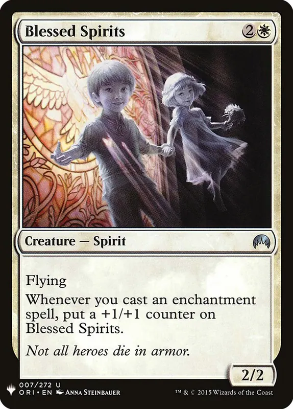 Blessed Spirits [The List]