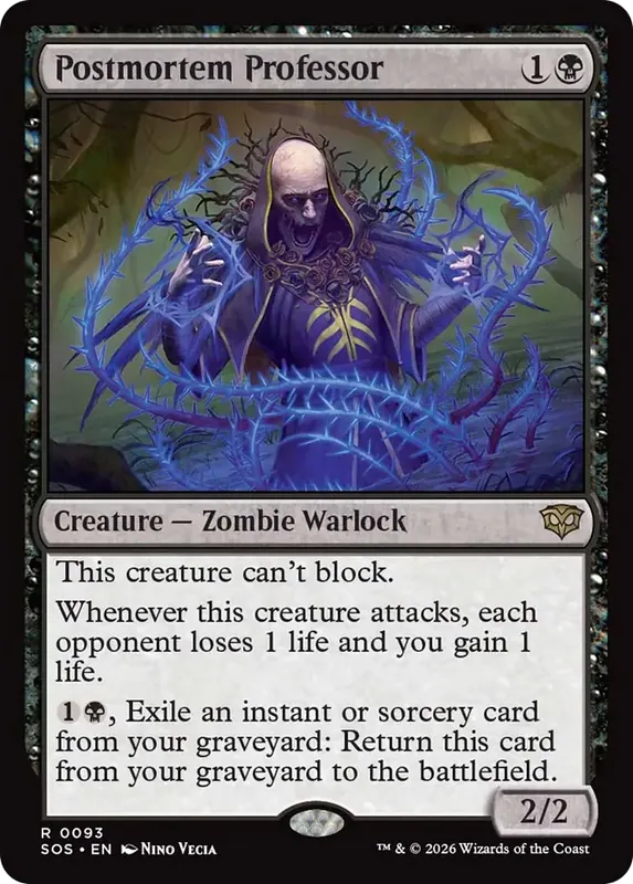 Postmortem Professor [Secrets of Strixhaven]