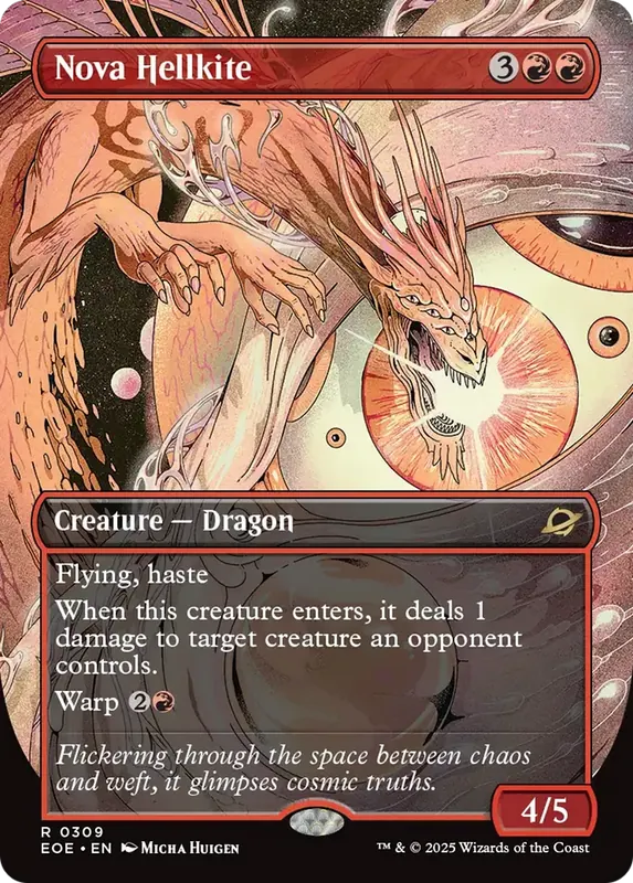 Nova Hellkite (Borderless) [Edge of Eternities]