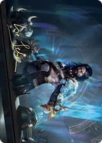 Halvar, God of Battle Art Card (Gold-Stamped Signature) [Kaldheim Art Series]