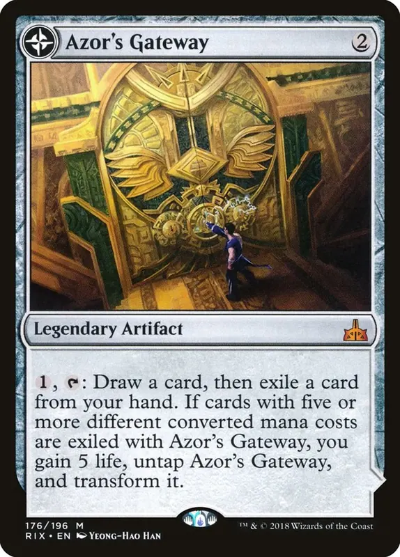 Azor's Gateway // Sanctum of the Sun [Rivals of Ixalan] - Español