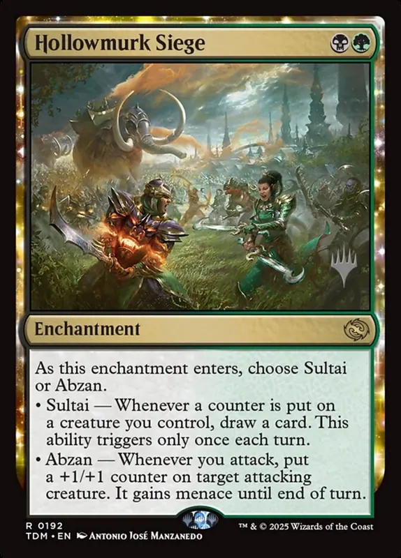 Hollowmurk Siege [Tarkir: Dragonstorm Promos]