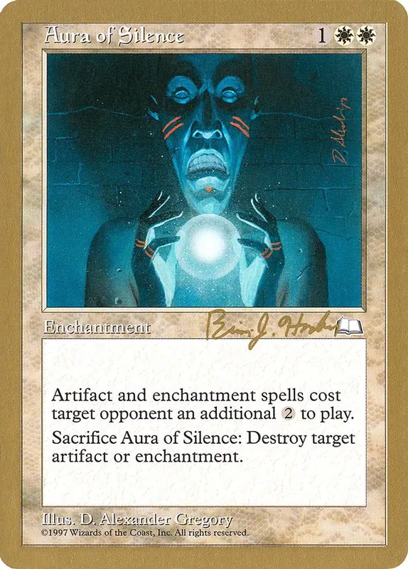 Aura of Silence (Brian Hacker) [World Championship Decks 1998]