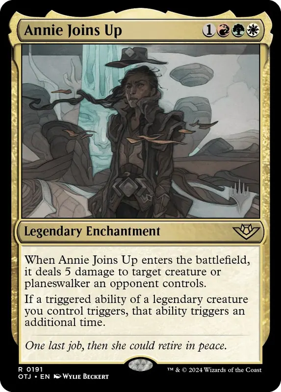Annie Joins Up (Promo Pack) [Outlaws of Thunder Junction Promos]