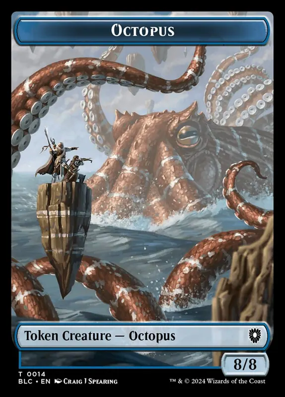 Octopus [Bloomburrow Commander Tokens]