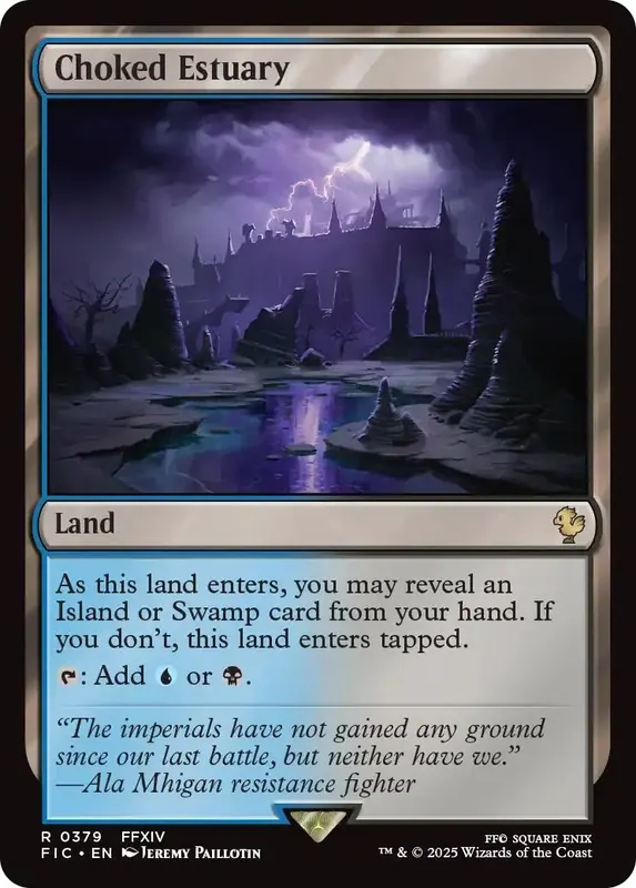 Choked Estuary (Surge Foil) [FINAL FANTASY Commander]