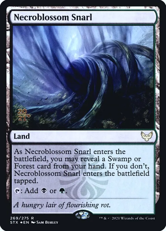 Necroblossom Snarl [Strixhaven: School of Mages Promos]