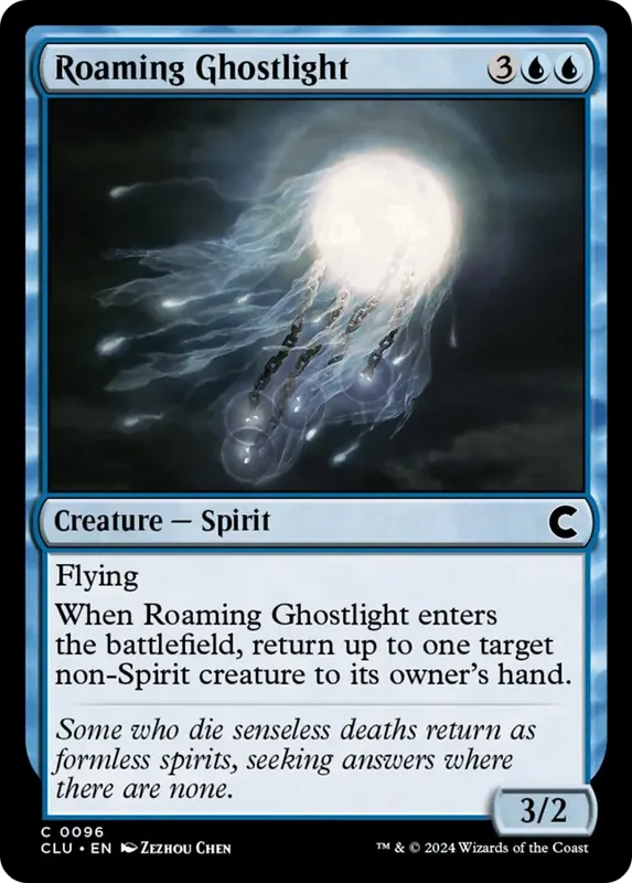 Roaming Ghostlight [Ravnica: Clue Edition]