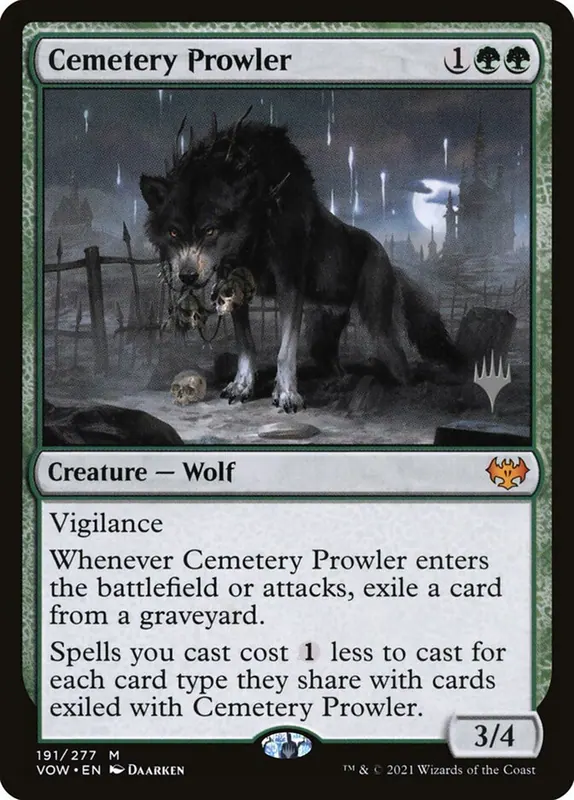 Cemetery Prowler [Innistrad: Crimson Vow Promos]