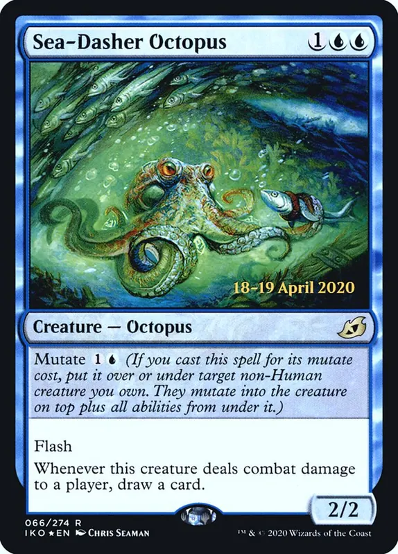 Sea-Dasher Octopus [Ikoria: Lair of Behemoths Promos]