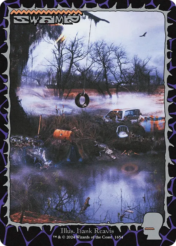 Swamp (1654) (Rainbow Foil) [Secret Lair Drop Series]