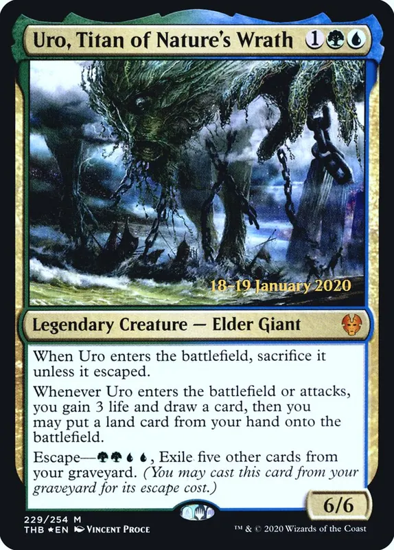 Uro, Titan of Nature's Wrath [Theros Beyond Death Promos]
