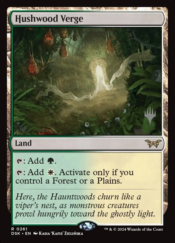 Hushwood Verge [Duskmourn: House of Horror Promos]
