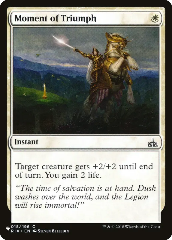 Moment of Triumph [The List]