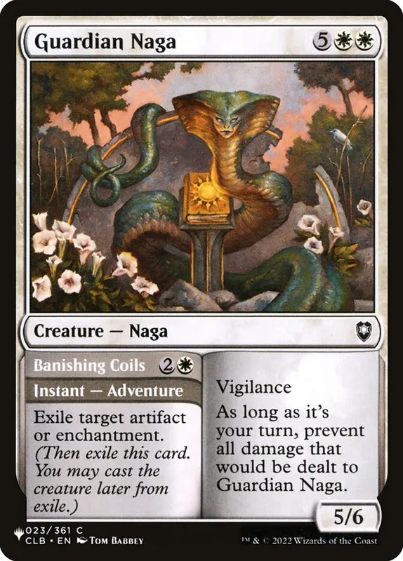 Guardian Naga // Banishing Coils [The List]
