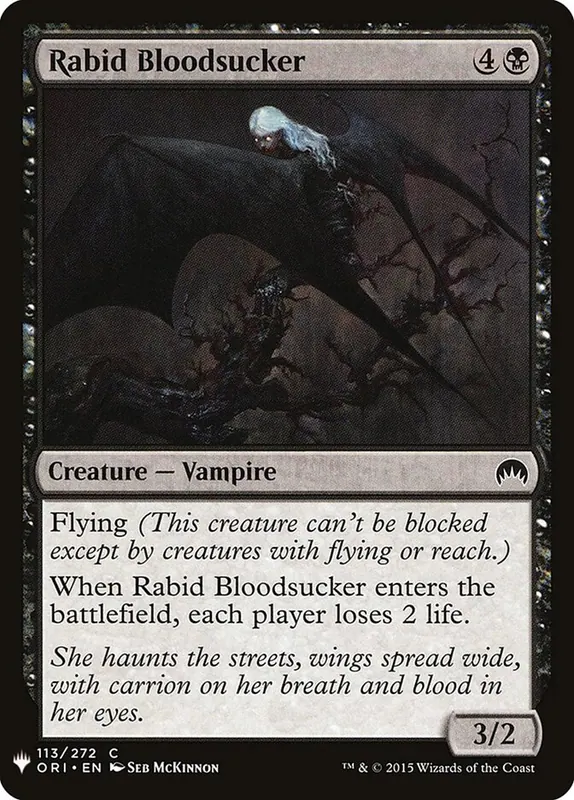 Rabid Bloodsucker [The List]