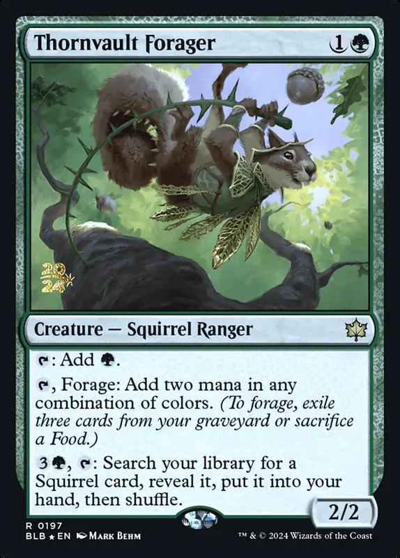Thornvault Forager [Bloomburrow Promos]